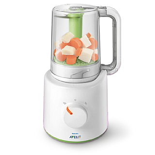 Advanced 2'si 1 Arada Buharlı Pişirici ve Blender SCF870/20