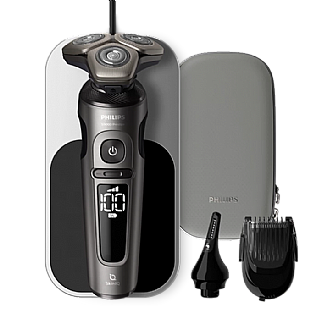9000 Prestige SErisi SkinIQ ile Islak ve Kuru Elektrikli tıraş makinesi SP9872/22